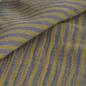 Preview: Musselin Double Gauze Doubleface Längsstreifen olivgrün blau